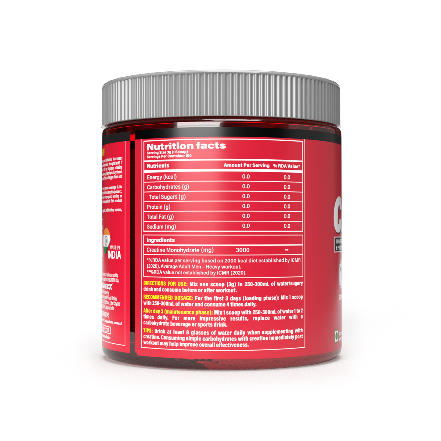 MYOGENETIX® CREATINE 10.58 Oz. (300g) ~ 100 Servings