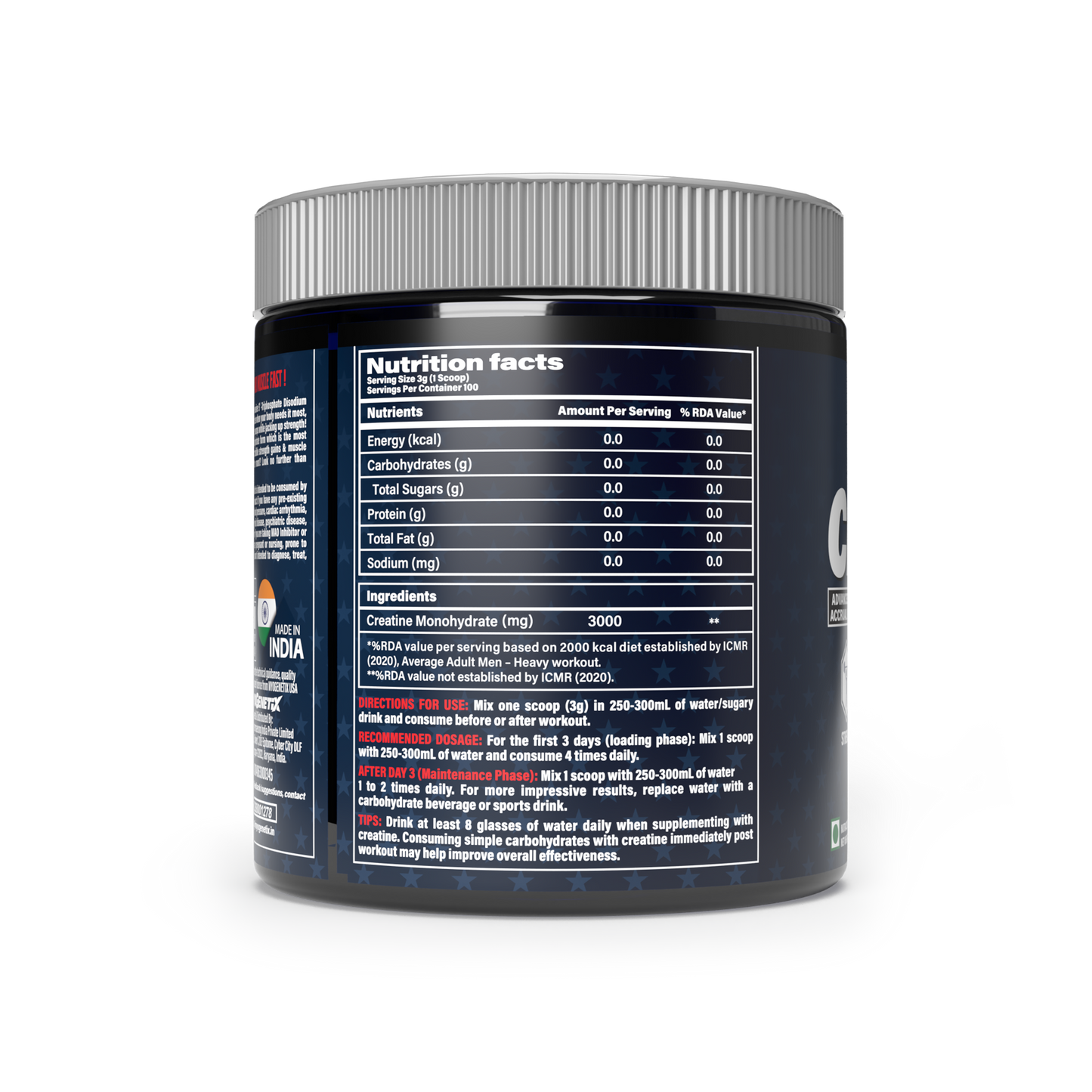MYOGENETIX® CREATINE-ATP 10.58 Oz. (300g) ~ 100 Servings