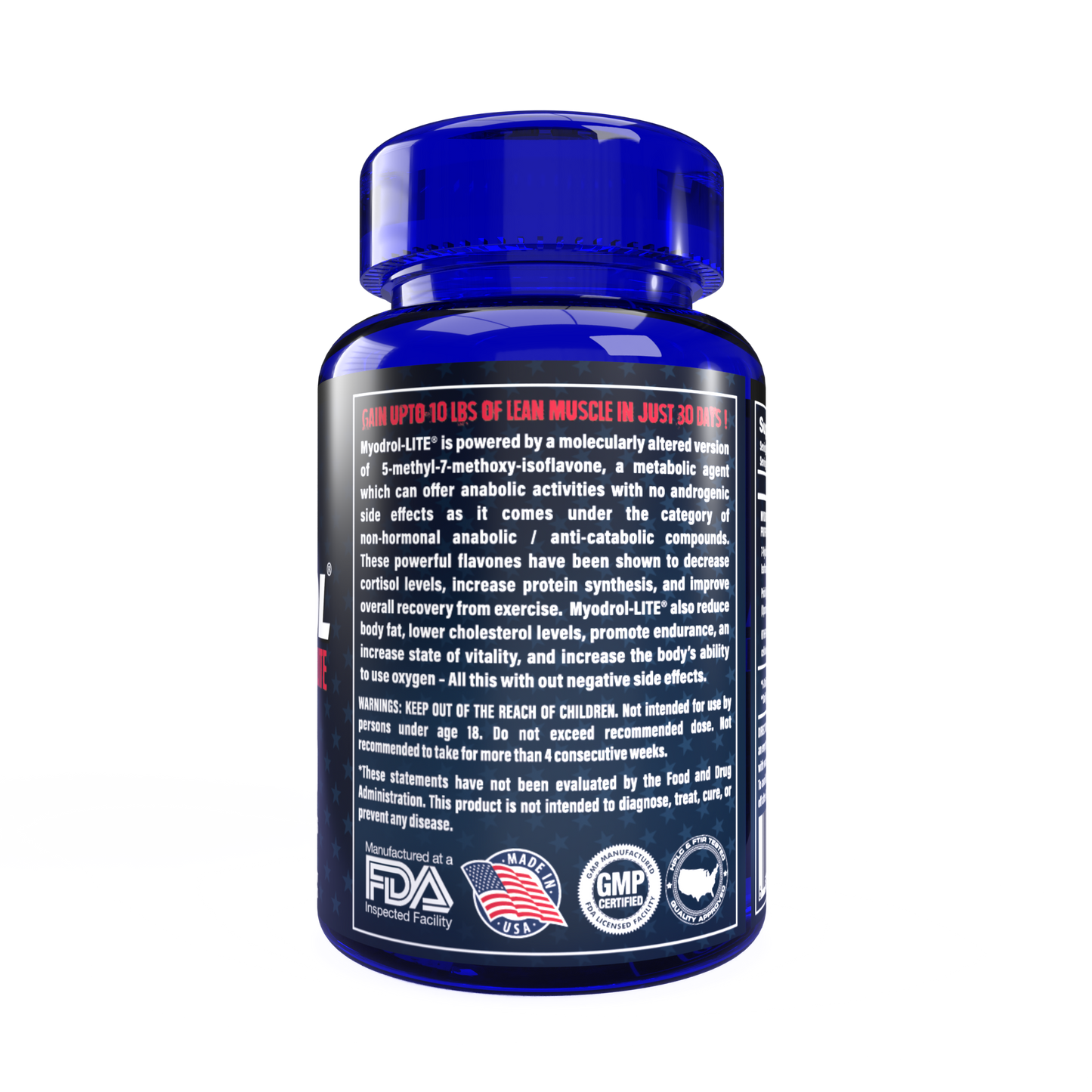 Myodrol-HSP® LITE 30 Caplets – The One & Only Original Muscle Creator for Beginners