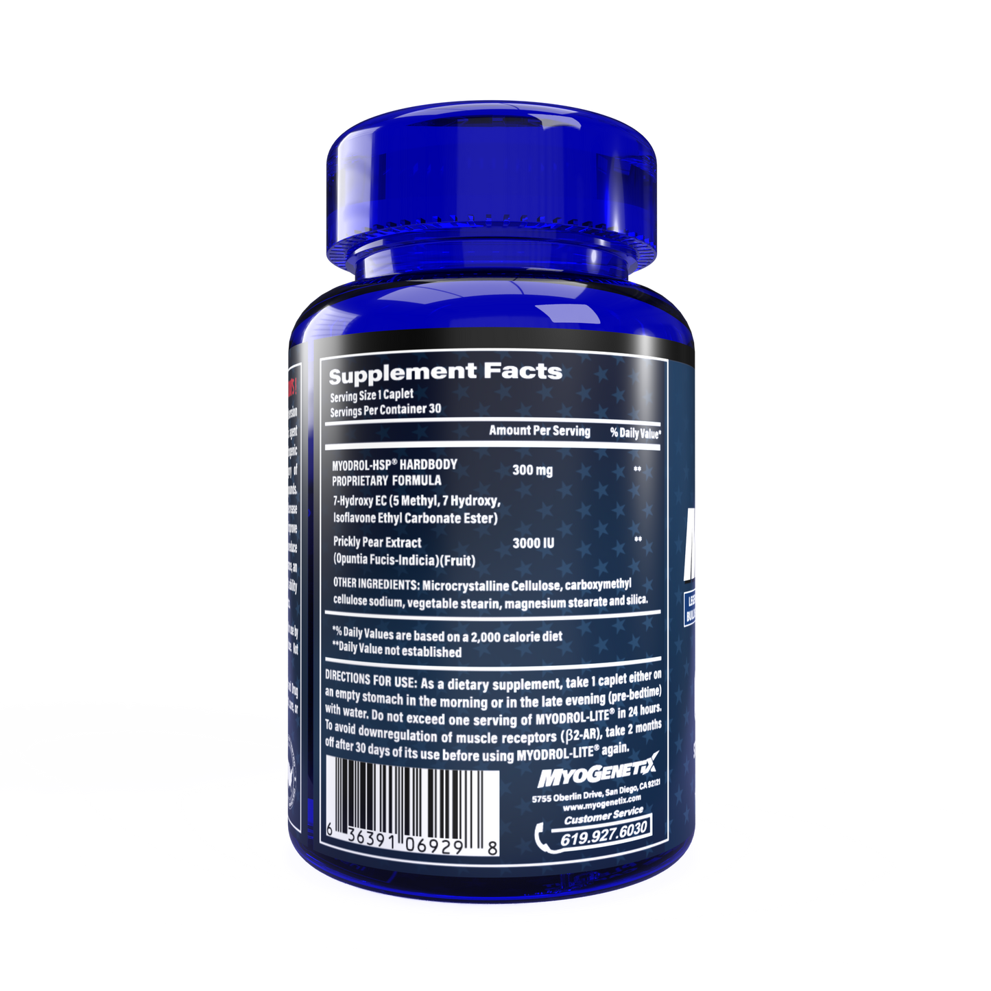 Myodrol-HSP® LITE 30 Caplets – The One & Only Original Muscle Creator for Beginners