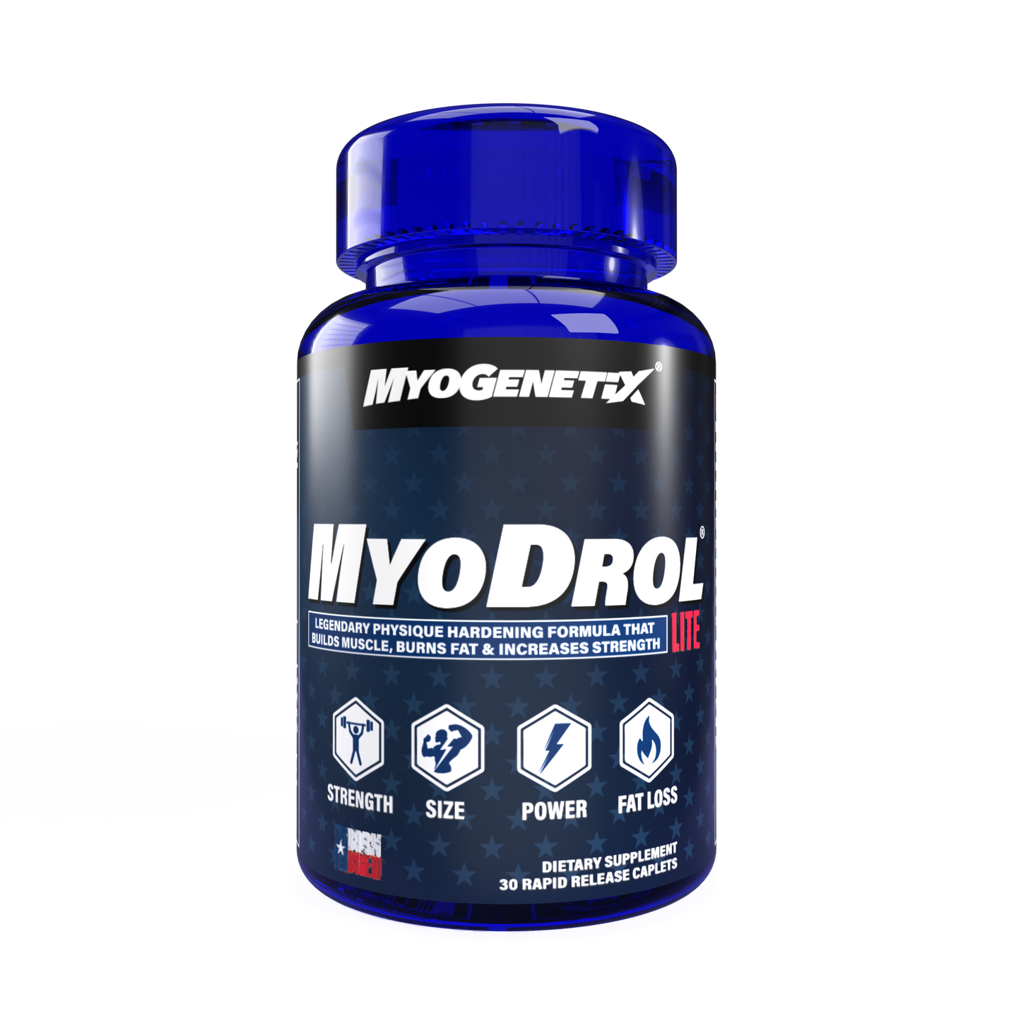 Myodrol-HSP® LITE 30 Caplets – The One & Only Original Muscle Creator for Beginners