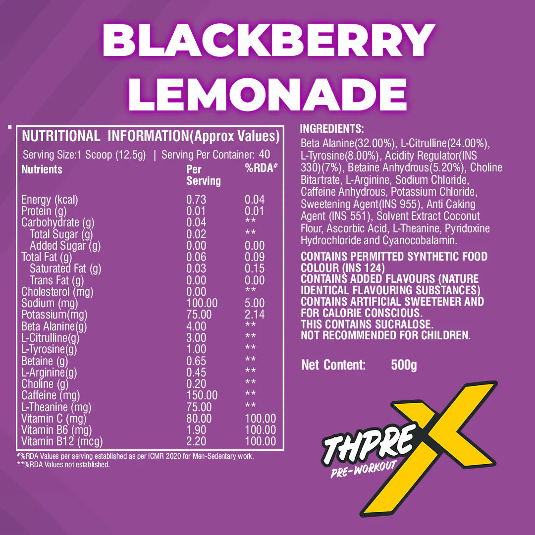 Healthfarm Thprex (500g) - Blackberry Lemonade